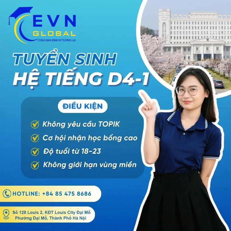 Du học hệ tiếng Hàn - Visa D4.1